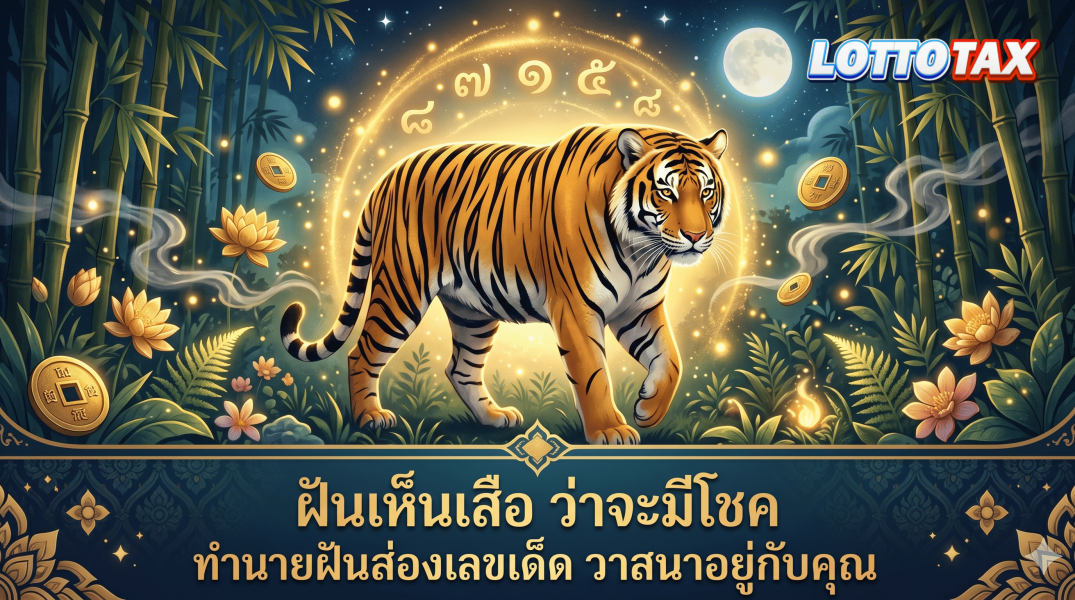 ฝันเห็นเสือ ว่าจะมีโชค ทำนายฝันส่องเลขเด็ด วาสนาอยู่กับคุณ
