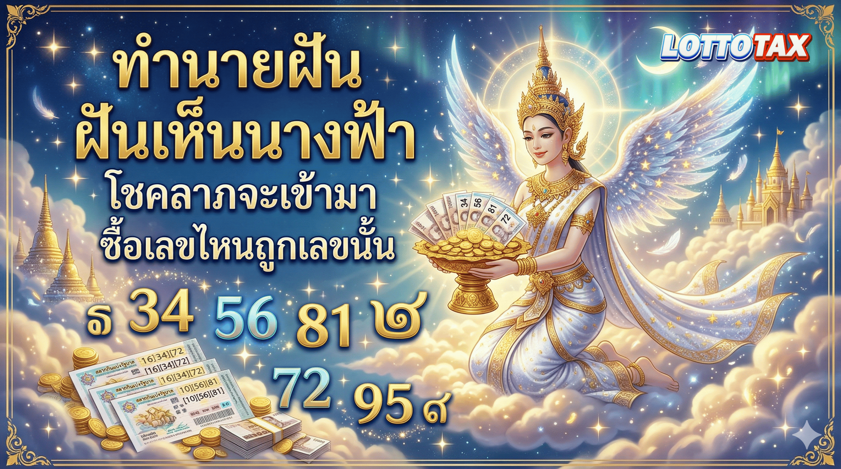 ทำนายฝัน ฝันเห็นนางฟ้า โชคลาภจะเข้ามา ซื้อเลขไหนถูกเลขนั้น