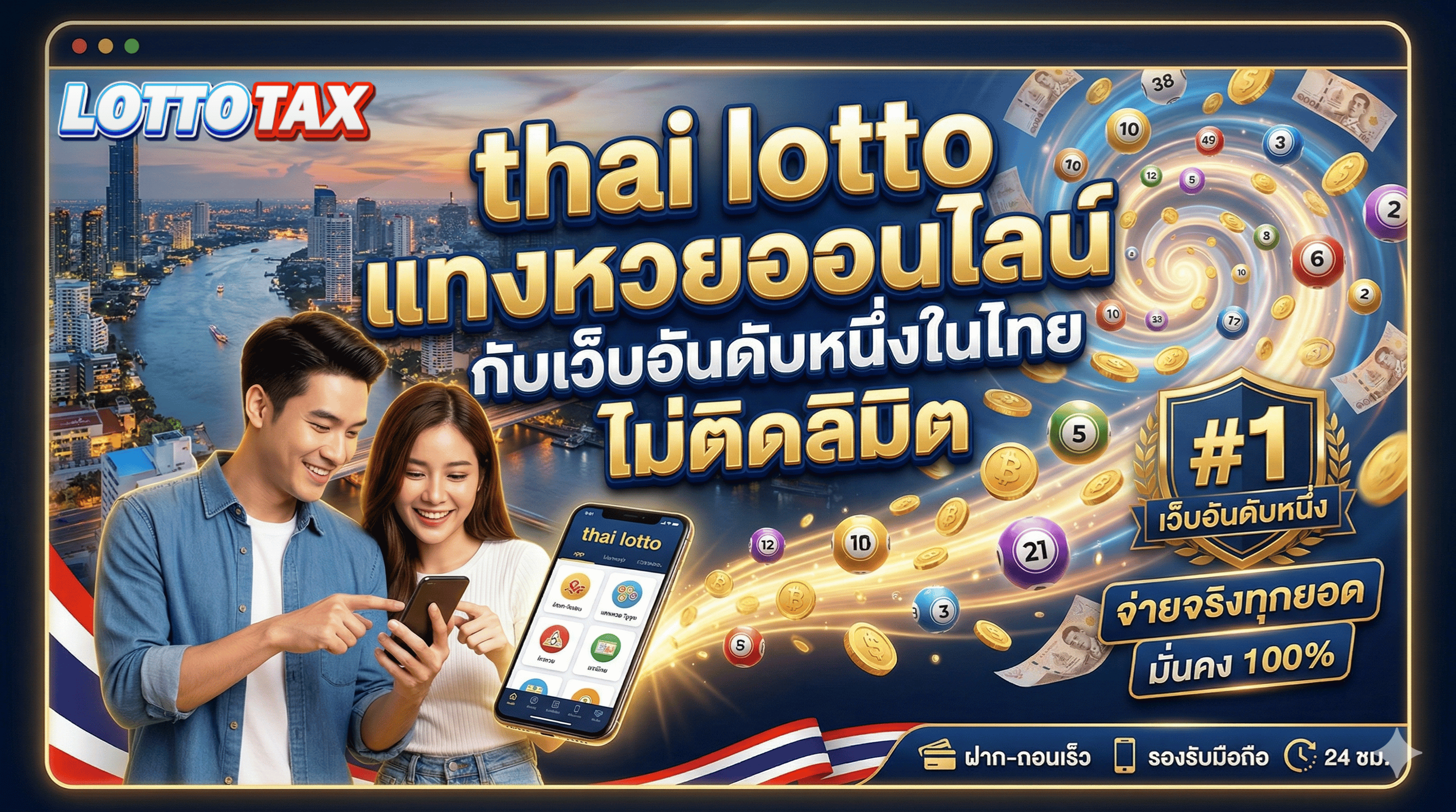 thai lotto แทงหวยออนไลน์ กับเว็บอันดับหนึ่งในไทย ไม่ติดลิมิต