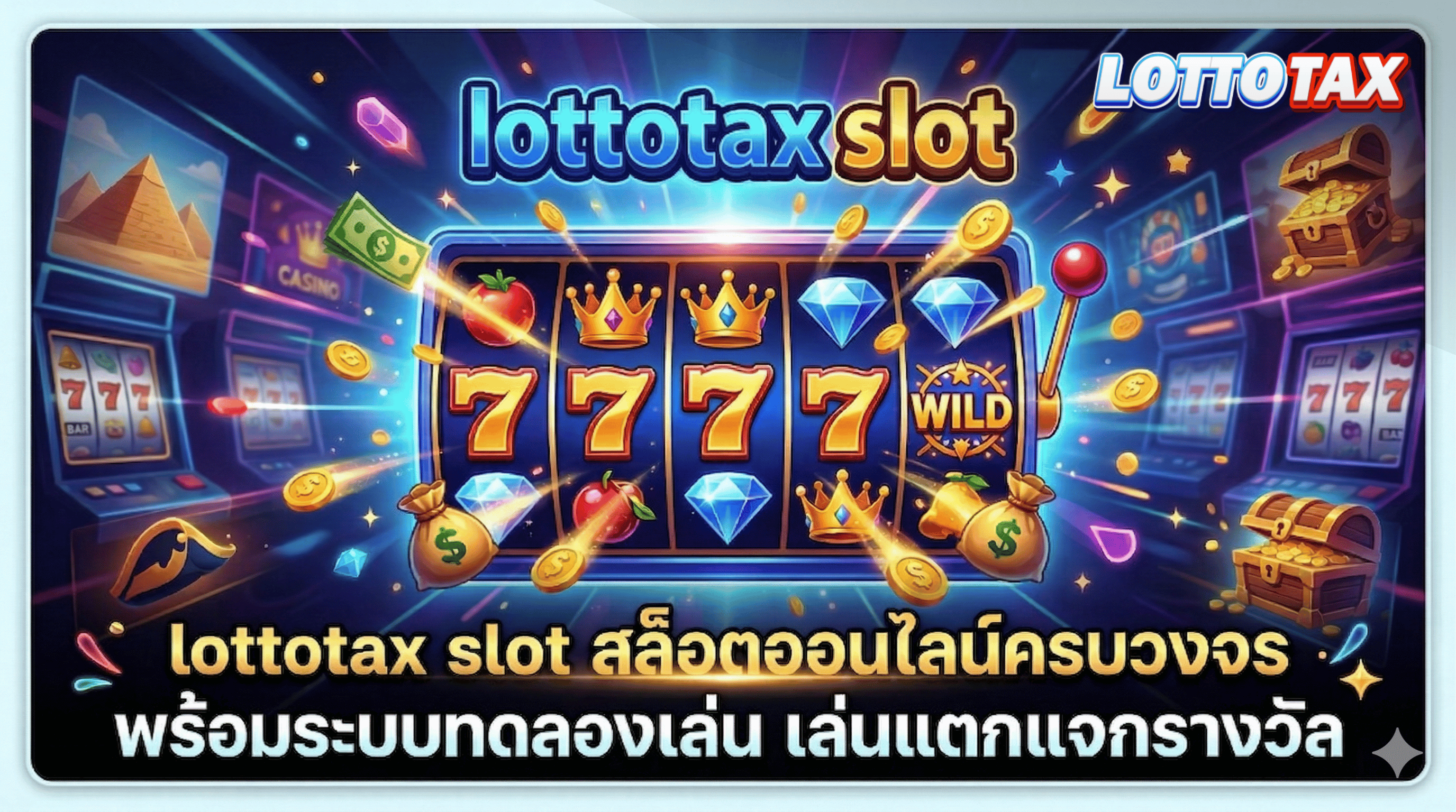 lottotax slot สล็อตออนไลน์ครบวงจร พร้อมระบบทดลองเล่น เล่นแตกแจกรางวัล