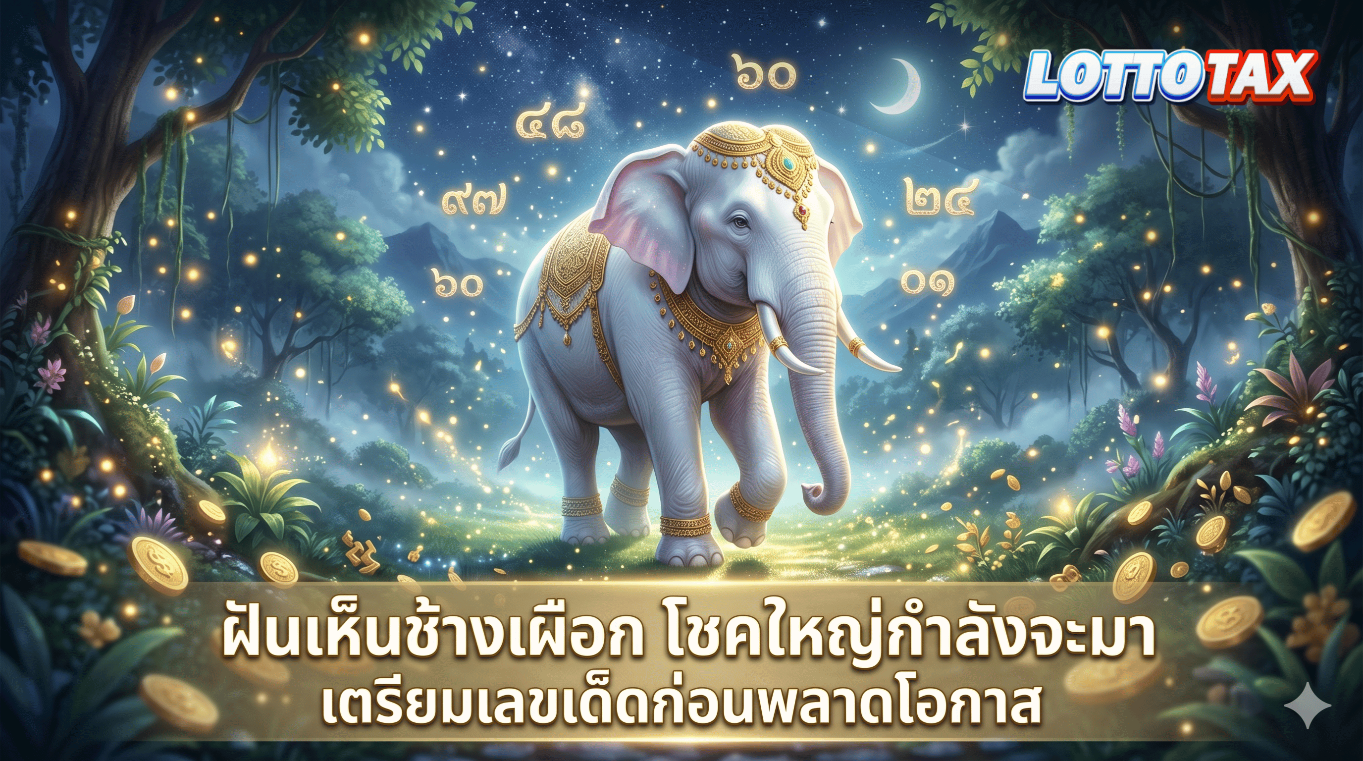 ฝันเห็นช้างเผือก โชคใหญ่กำลังจะมา เตรียมเลขเด็ดก่อนพลาดโอกาศ